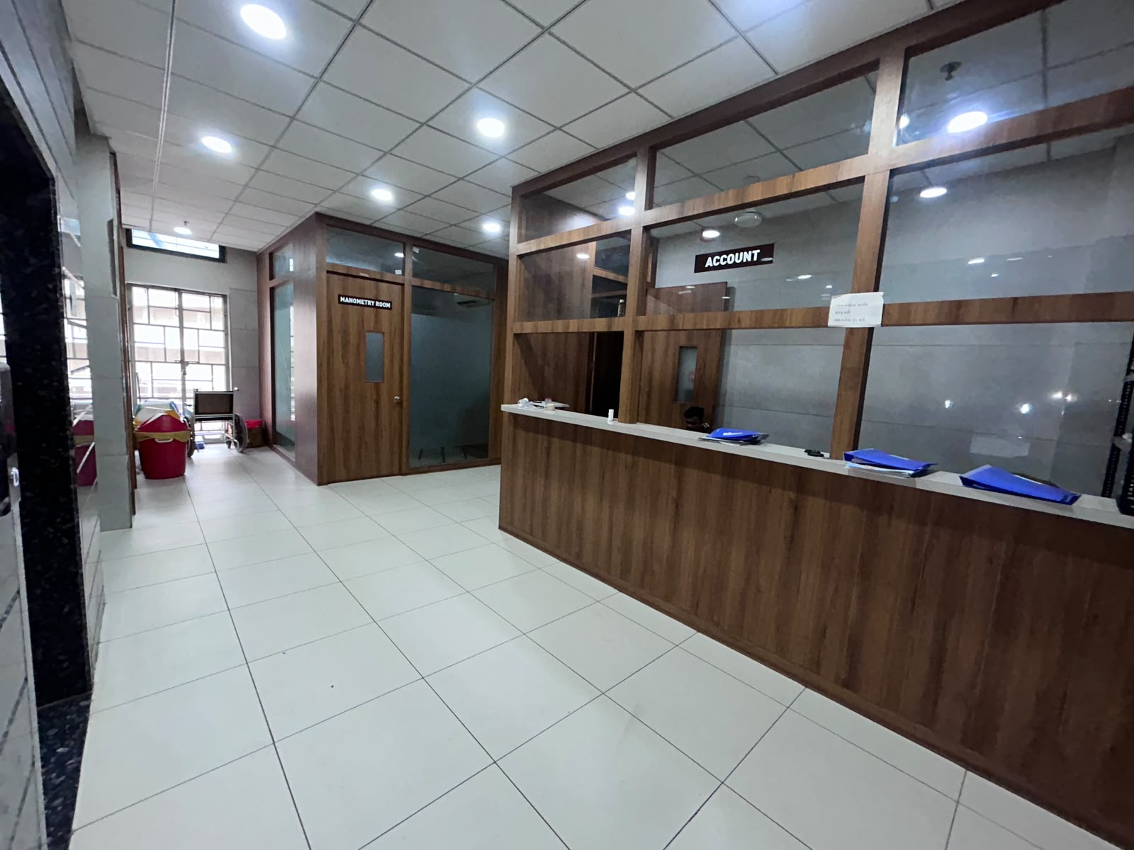 Gujarat Gastro Hub Accounts Desk & Manometry Room