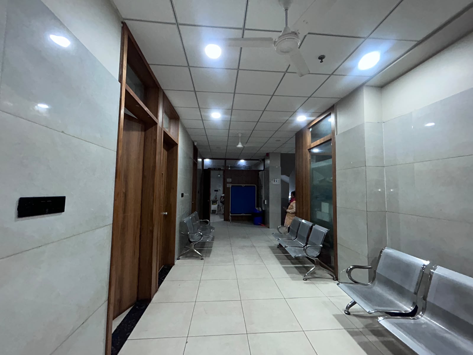 Consultation Corridor & Waiting Area at Gujarat Gastro Hub